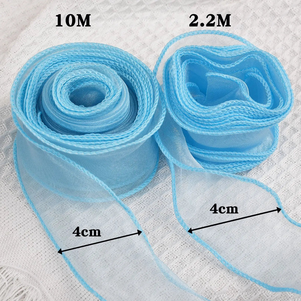 Ribbon Organza Chiffon Silk Satin For DIY Craft Gift Wrapping Decoration Wedding Bouquets Wreath Sewing Supplies