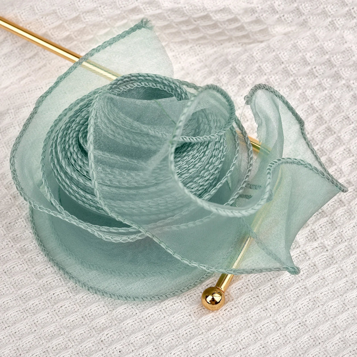 Ribbon Organza Chiffon Silk Satin For DIY Craft Gift Wrapping Decoration Wedding Bouquets Wreath Sewing Supplies