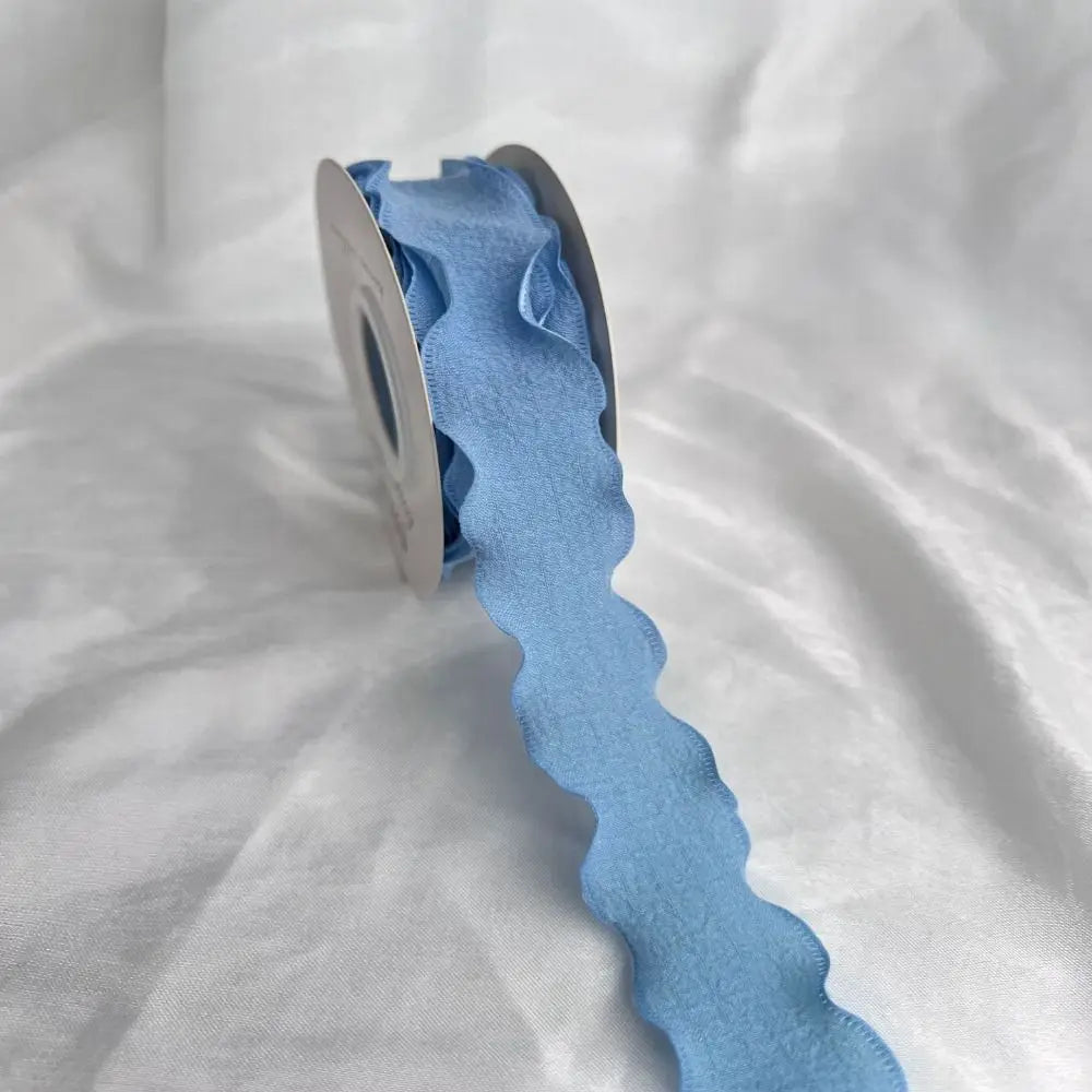 10 Yards Fishtail Yarn Ribbons Wave Edge Pleated Chiffon Ribbon Gift Wrapping Bouquets Packaging Material DIY Decor