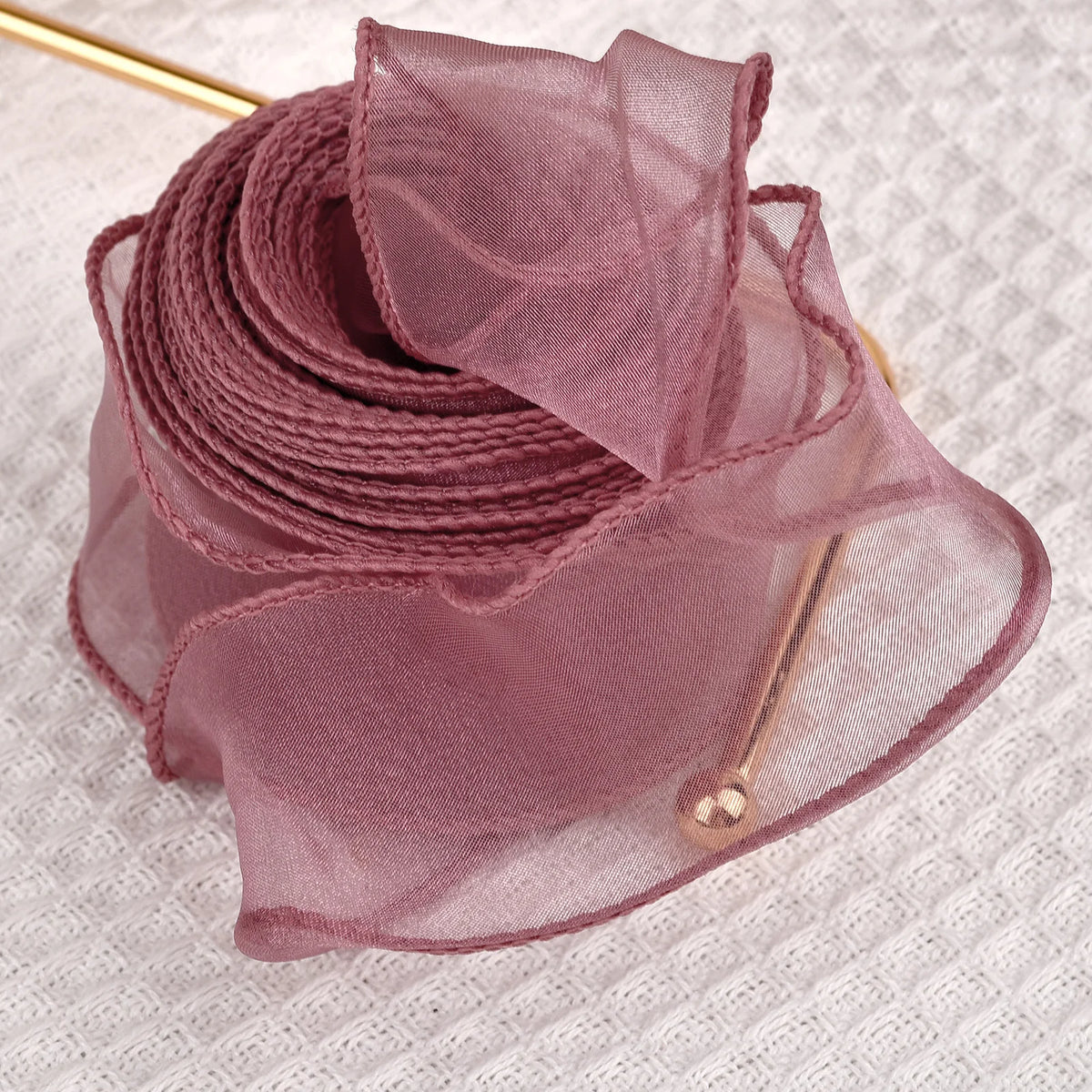 Ribbon Organza Chiffon Silk Satin For DIY Craft Gift Wrapping Decoration Wedding Bouquets Wreath Sewing Supplies