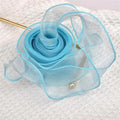 2.2/10m Fishtail Chiffon Ribbon Wavy Edge Organza Lace Ribbon Bouquet Gifts Packaging Wedding Party Decorations Sewing Supplies