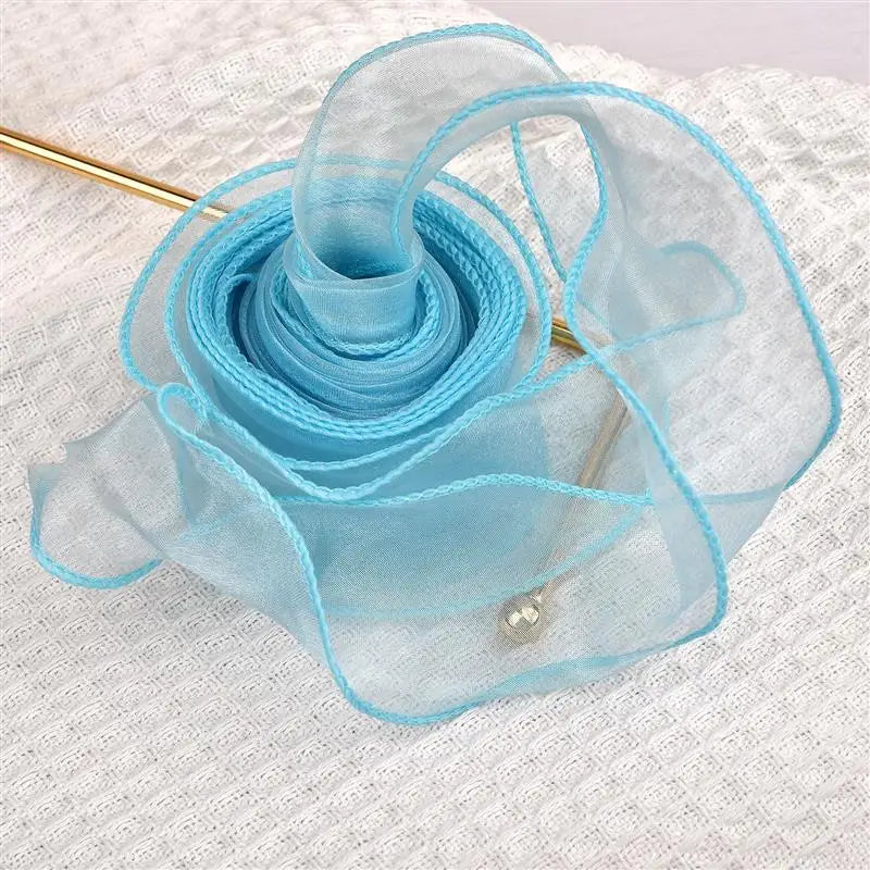 2.2/10m Fishtail Chiffon Ribbon Wavy Edge Organza Lace Ribbon Bouquet Gifts Packaging Wedding Party Decorations Sewing Supplies
