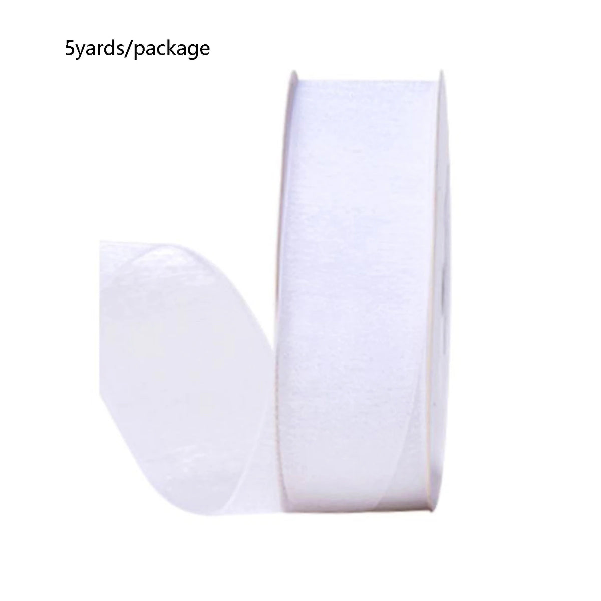 5 Yards Sheer Chiffon Ribbon Suitable for Gift Wrapping, Wedding Decor, Home Decor, Girl Hair Accessories Handmade DIY