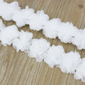 Chiffon Lace Fabric Webbing Decoration Flower Gift Ribbons Crafts Non-woven Fabrics Base